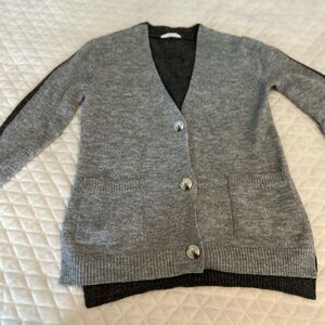 BB Dakota by Steve Madden Charcoal Cardigan Sweater